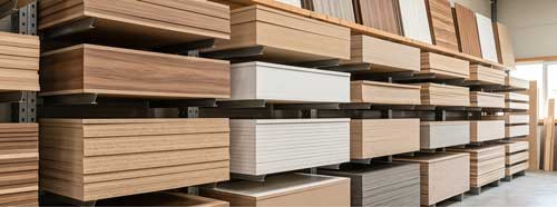 Painéis de MDF e MDP
